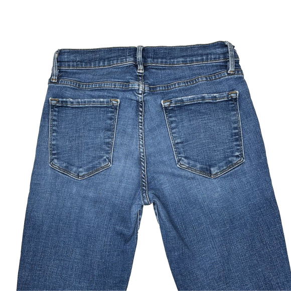 FRAME Denim Le Skinny De Jeanne Tulip Hem Ankle Jeans size 28 York - Picture 10 of 16